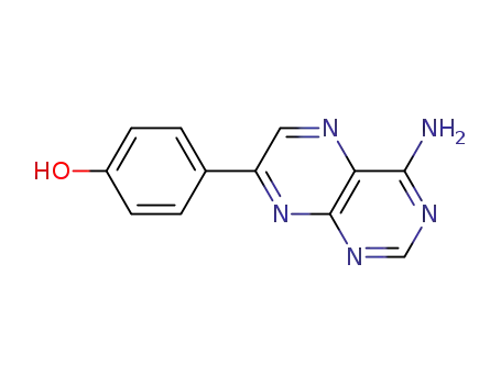 Molecular Structure of 677297-48-2 (Phenol, 4-(4-amino-7-pteridinyl)-)