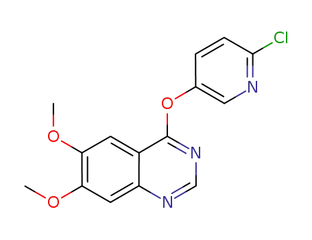 4-((6-chloropyridin-3-yl)oxy)-6,7-dimethoxyquinazoline