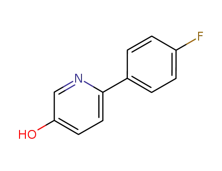 Molecular Structure of 31776-87-1 (3-Pyridinol, 6-(4-fluorophenyl)-)