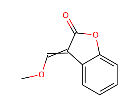 3-(α-methoxy)methylene benzofuran-2-(3H)-ketone