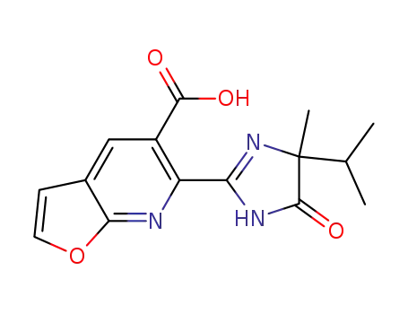 6-(4-isopropyl-4-methyl-5-oxo-2-imidazolin-2-yl)furo[2,3-b]pyridine-5-carboxylic acid
