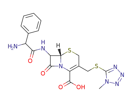 7-(D(-)-α-amino-α-phenylacetamido)-3-(1-methyl-1H-tetrazol-5-ylthiomethyl)-3-cephem-4-carboxylic acid