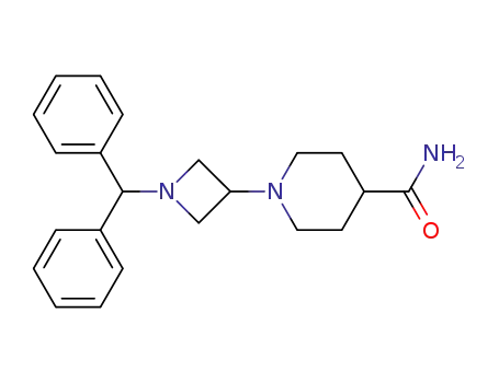1-[1-(diphenylmethyl)azetidin-3-yl]piperidine-4-carboxamide