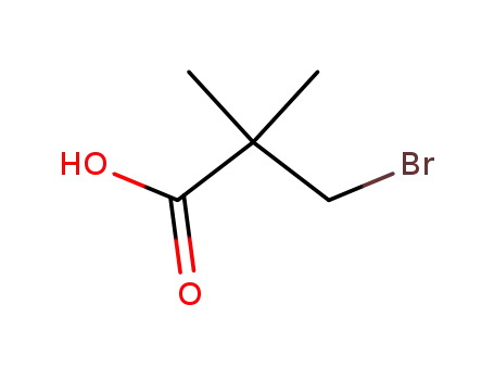 Molecular Structure of 2843-17-6 (3-BROMO-2,2-DIMETHYLPROPIONIC ACID)