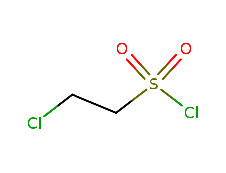 1622-32-8,2-Chloroethanesulfonyl chloride,2-Chloro-1-ethanesulfonylchloride;2-Chloroethanesulfonic acid chloride;2-Chloroethanesulfonylchloride;2-Chloroethane sulfochloride;b-Chloroethanesulfonyl chloride;