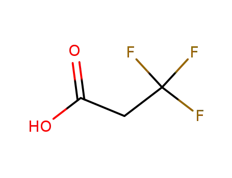 Molecular Structure of 2516-99-6 (3,3,3-Trifluoropropionic acid)