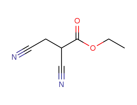 Molecular Structure of 40497-11-8 (Ethyl 2,3-dicyanopropionate)