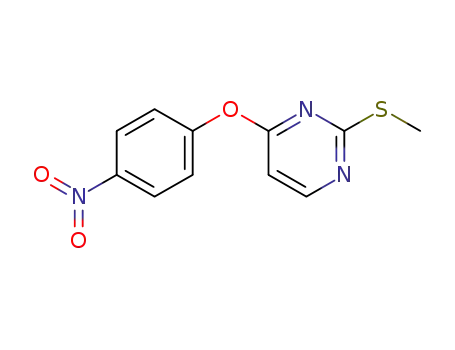 2-methylsulfanyl-4-(4-nitrophenoxy)-pyrimidine