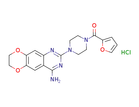[4-(4-amino-7,8-dihydro[1,4]dioxino[2,3-g]quinazolin-2-yl)piperazin-1-yl]furan-2-yl methanone hydrochloride
