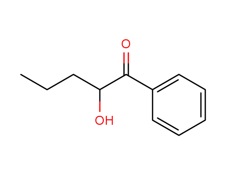 Molecular Structure of 20907-23-7 (2-hydroxy-1-phenylpentan-1-one)