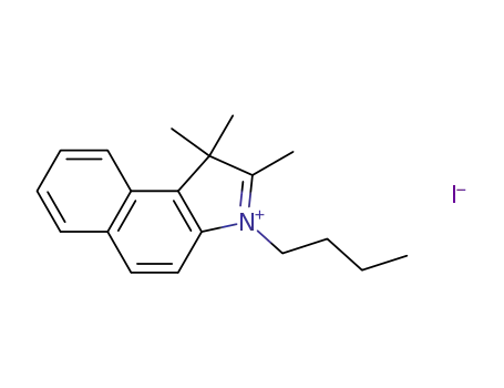 Molecular Structure of 137107-72-3 (3-BUTYL-1,1,2-TRIMETHYL-1H-BENZ[E]INDOLIUM IODIDE)