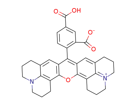 Molecular Structure of 216699-35-3 (5-CARBOXY-X-RHODAMINE TRIETHYLAMINE SALT, FOR FLUORESCENCE*)