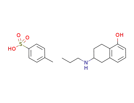 (-)-5-hydroxy-N-(n-propyl)-2-aminotetralin toluenesulfonate