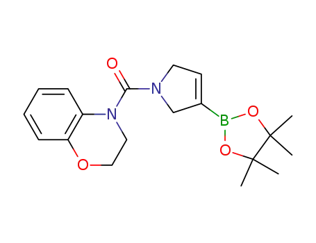 (2,3-dihydrobenzo[1,4]oxazin-4-yl)[3-(4,4,5,5-tetramethyl-[1,3,2]dioxaborolan-2-yl)-2,5-dihydropyrrol-1-yl]methanone