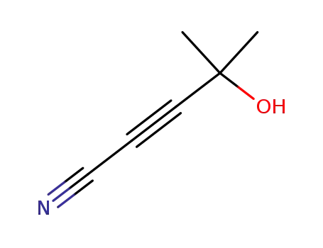 Molecular Structure of 32837-87-9 (2-Pentynenitrile, 4-hydroxy-4-methyl-)