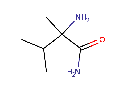 Molecular Structure of 40963-14-2 (2-Amino-2,3-dimethylbutyramide)