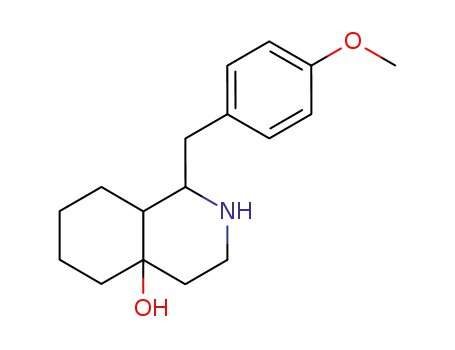 1-(4-methoxy-benzyl)-octahydro-isoquinolin-4a-ol