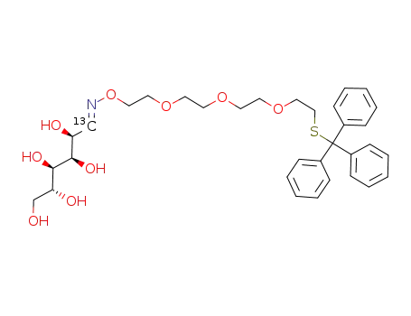 D-[1-(13)C]glucose (E)-O-(2-(2-[2-(2-tritylsulfanylethoxy)ethoxy]ethoxy)ethyl)oxime