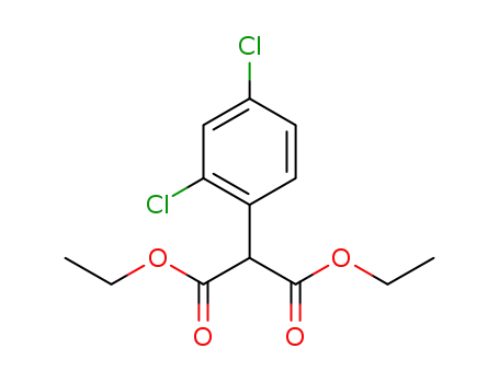 Molecular Structure of 111544-93-5 (DIETHYL 2,4-DICHLOROPHENYL MALONATE)
