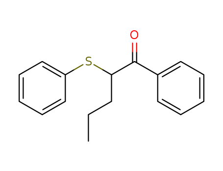 Molecular Structure of 59919-12-9 (1-Pentanone, 1-phenyl-2-(phenylthio)-)