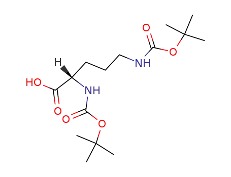 Molecular Structure of 57133-29-6 (BOC-ORN(BOC)-OH)