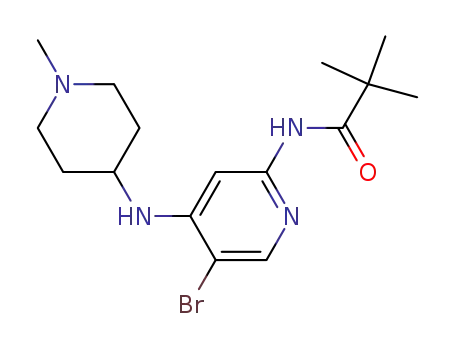N-(5-bromo-4-(1-methylpiperidin-4-ylamino)pyridin-2-yl)pivalamide