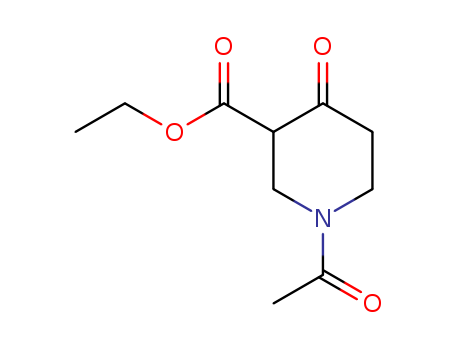 3-Piperidinecarboxylic acid, 1-acetyl-4-oxo-, ethyl ester