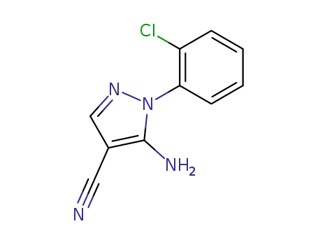 Molecular Structure of 64096-89-5 (5-AMINO-1-(2-CHLOROPHENYL)-1H-PYRAZOLE-4)