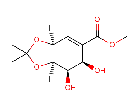 methyl (3aS,6R,7R,7aR)-6,7-dihydroxy-2,2-dimethyl-3a,6,7,7a-tetrahydro-1,3-benzodioxole-5-carboxylate
