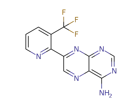 7-(3-trifluoromethylpyridin-2-yl)pteridin-4-ylamine
