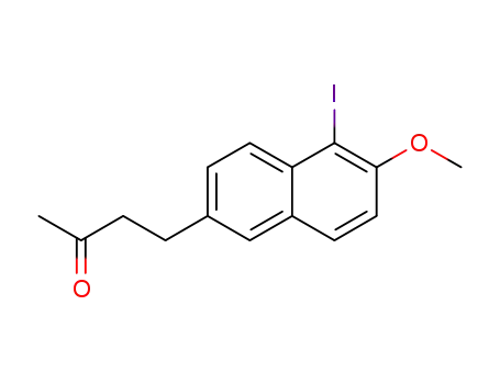 4-(5-iodo-6-methoxynaphthalen-2-yl)butan-2-one