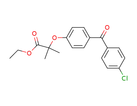 2-[4-(4-chlorobenzoyl)phenoxy]-2-methylpropionic acid ethyl ester