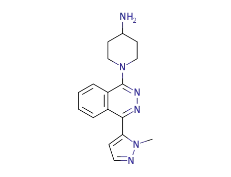1-[4-(2-methylpyrazol-3-yl)phthalazin-1-yl]piperidin-4-amine