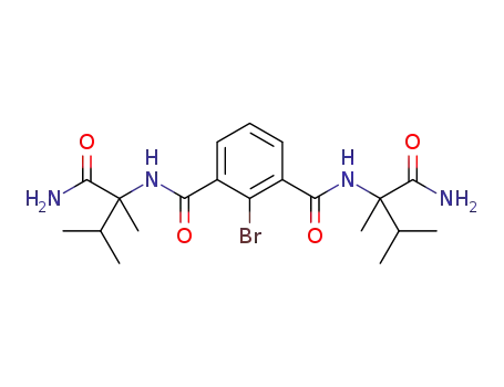 (+/-)-N,N'-bis(2-carbamoyl-3-methylbut-2-yl)-2-bromobenzene-1,3-dicarboxamide