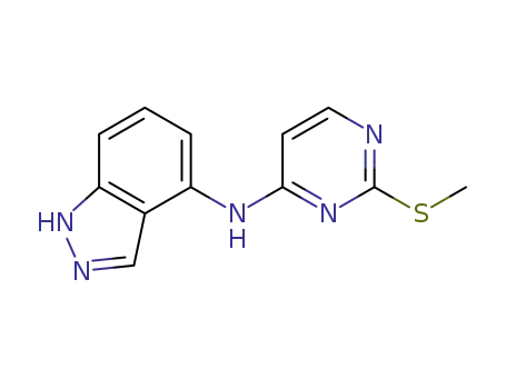 N-(2-methylsulfanylpyrimidin-4-yl)-1H-indazol-4-amine