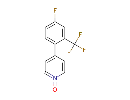 4-(4-fluoro-6-trifluoromethylphenyl)pyridine-N-oxide