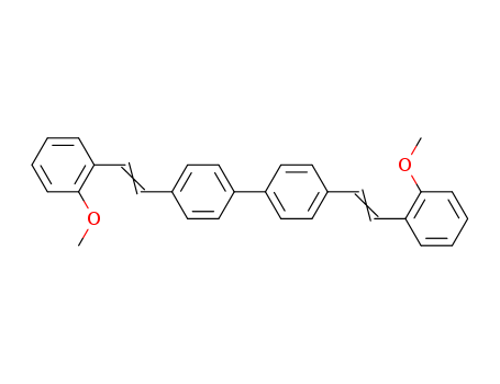 40470-68-6,Fluorescent Brightener 378,4,4'-Bis(2-methoxystyryl)-1,1'-biphenyl;4,4'-Bis(2-methoxystyryl)biphenyl;4,4'-Bis(2-methoxystyryl)diphenyl;4,4'-Bis[2-(2-methoxyphenyl)ethenyl]-1,1'-biphenyl;Uvitex 127;Uvitex FP;