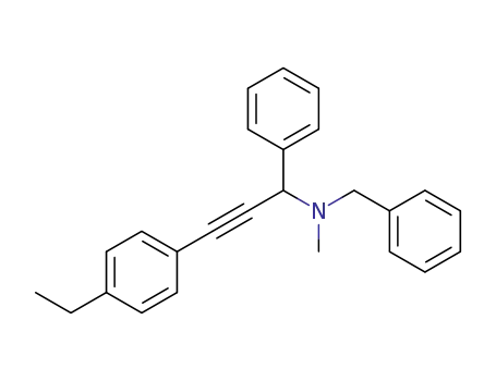 N-benzyl-3-(4-ethylphenyl)-N-methyl-1-phenylprop-2-yn-1-amine