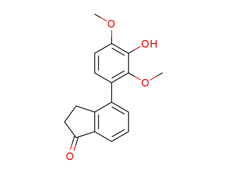 4-(3-hydroxy-2,4-dimethoxyphenyl)-2,3-dihydro-1H-inden-1-one