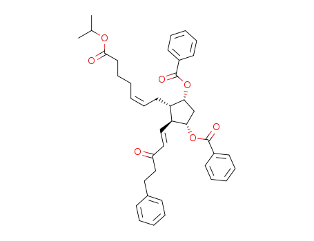 4-[(Z)-7-isopropoxy-7-oxohept-2-enyl]-5-[(E)-3-oxo-5-phenylpent-1-enyl]cyclopentane-1,3-diyl dibenzoate