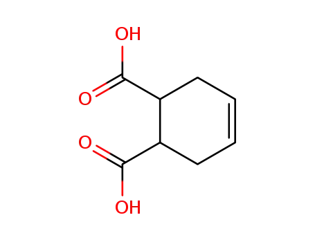 Molecular Structure of 88-98-2 (cyclohex-4-ene-1,2-dicarboxylic acid)