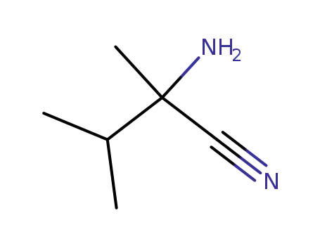 Molecular Structure of 13893-53-3 (2-Amino-2,3-dimethylbutyronitrile)
