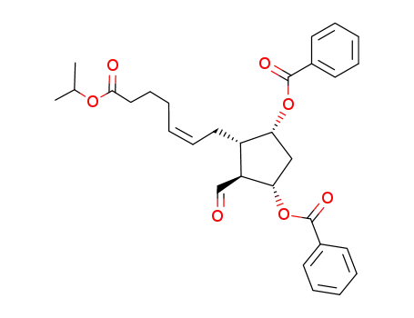 (Z)-4-formyl-5-(7-isopropoxy-7-oxohept-2-enyl)cyclopentane-1,3-diyl dibenzoate