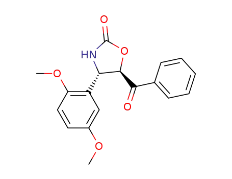(4S,5R)-5-Benzoyl-4-(2,5-dimethoxyphenyl)oxazolidin-2-one