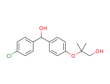 2-(4-((4-chlorophenyl)(hydroxy)methyl)phenoxy)-2-methylpropan-1-ol