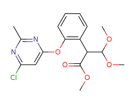 methyl 2-(2-(6-chloro-2-methylpyrimidin-4-yloxy)-phenyl)-3,3-dimethoxypropanoate