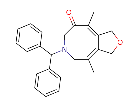 (3aE,9E)-6-benzhydryl-4,9-dimethyl-3,5,6,7-tetrahydrofuro[3,4-d]azocin-8(1H)-one