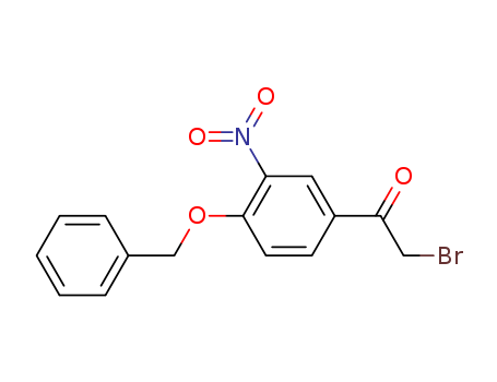43229-01-2,2-Bromo-4'-Benzyloxy-3'-nitroacetophenone,2-Bromo-1-(3-nitro-4-benzyloxyphenyl)ethanone;Ethanone,2-bromo-1-[3-nitro-4-(phenylmethoxy)phenyl]-;4'-(Benzyloxy)-2-bromo-3'-nitroacetophenone;