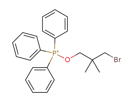 (3-bromo-2,2-dimethylpropoxy)triphenylphosphonium cation