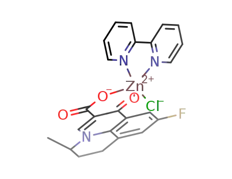 [(2,2'-bipyridine)chlorido(flumequinato-k2O,O')zinc(II)]